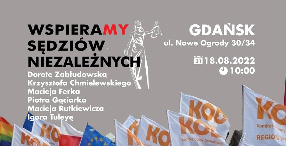 Wspieramy Niezależnych Sędziów Gdańsk