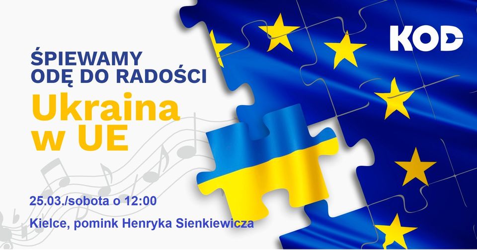 Śpiewamy Odę do Radości - Ukraina w UE
