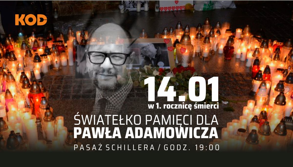 Światełko Pamięci Dla Pawła Adamowicza 2020 01 14 0596
